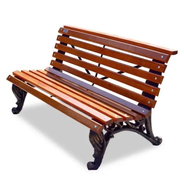 Скамейка чугунная «Отдых» 3,0 м (3 опоры)