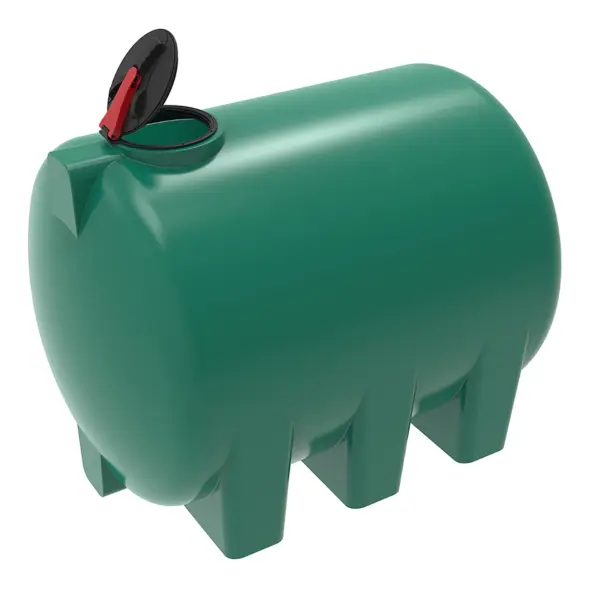 Емкость H 5000л зеленая с откидной крышкой