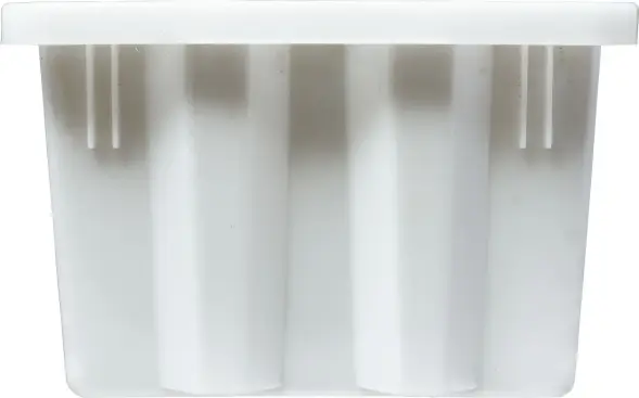 Ящик сплошной пластиковый, 600x300x195 мм, 27 л, белый [417 м]