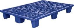 Паллет (поддон) пластиковый перфорированный вкладываемый на 9-х ножках, 1200x800х160 мм, синий [1200800160-02]