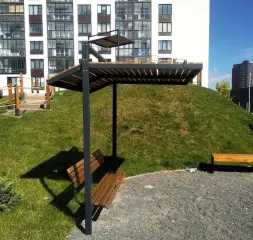 Навес со скамейкой «Модерн УНИ»