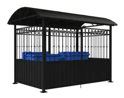 Контейнерная площадка для ТБО «МАФ - 7» 7,5 м (на 4 евроконтейнера)