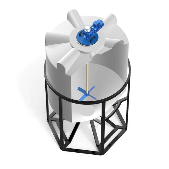 Емкость K 2000 литров с лопастной мешалкой