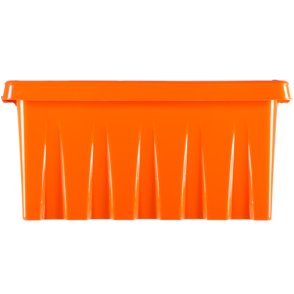 Контейнер с крышкой и клипсами Rox Box Original, 16 л, 415x300x190 мм, оранжевый