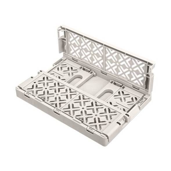 Ящик пластиковый складной ECONOVA Stocky M, 249х167х103 мм, 3.4 л, светло-бежевый [434297434]