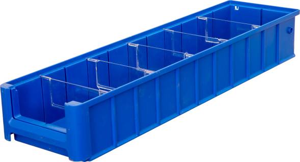 Лоток (контейнер) полочный для мелких деталей и компонентов SK, 600х156х90 мм, синий [SK 61509]