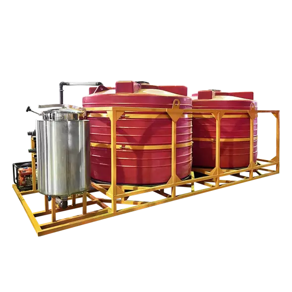 Мобильный растворный узел 2" 10000 л (2х5000 л)