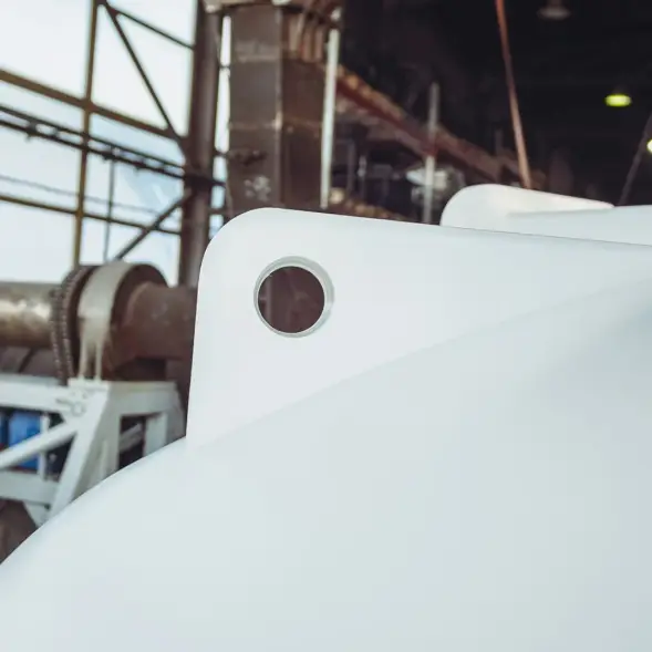 Емкость ЦКТ 5000л с патрубком 90мм белая в обрешетке