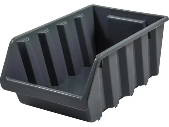 Ящик пластиковый вкладываемый 375х225х160 мм, черный