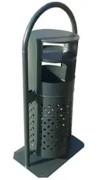 Урна-пепельница Фреш, 600х125 мм, кольцо под пакет, 60 л