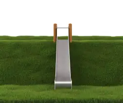 Горка на склон HARDWOOD «Непоседа-1500»