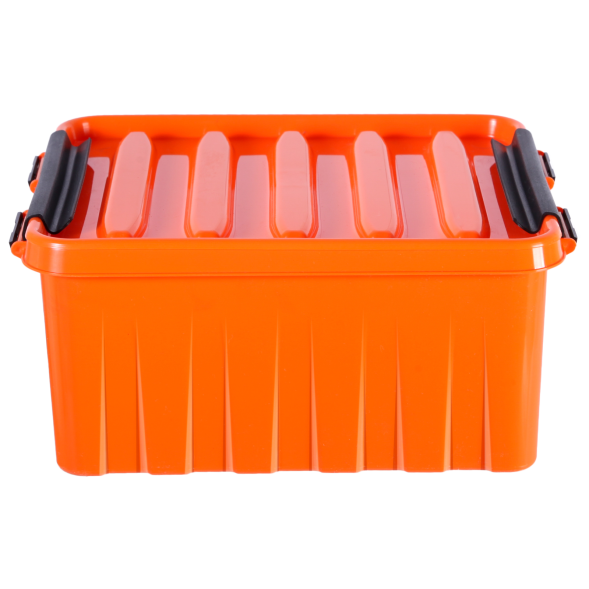 Контейнер с крышкой и клипсами Rox Box Original, 2,5 л, 210x170x95 мм, оранжевый