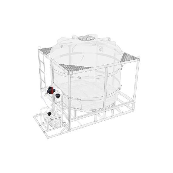 Комплект полного слива для мотопомпы G3 на одну емкость TR
