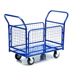 Тележка платформенная Стелла-техник КПО-300-С-200-К, с бортами, 600х1000мм