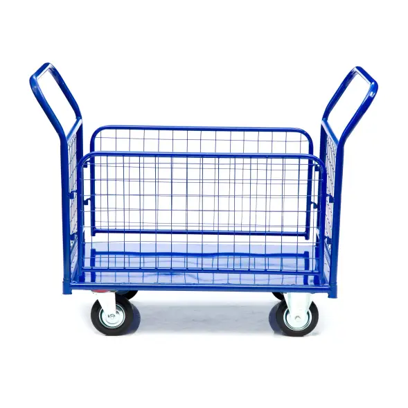 Тележка платформенная Стелла-техник КПО-300-С-200-К, с бортами, 600х1000мм