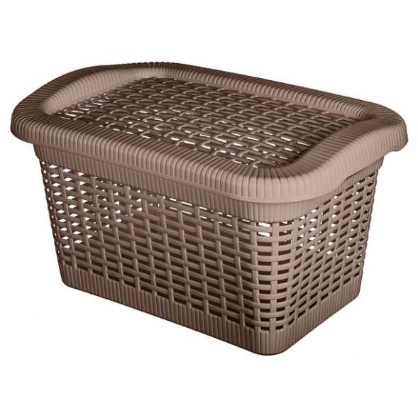 Корзина универсальная 20л, коричневый