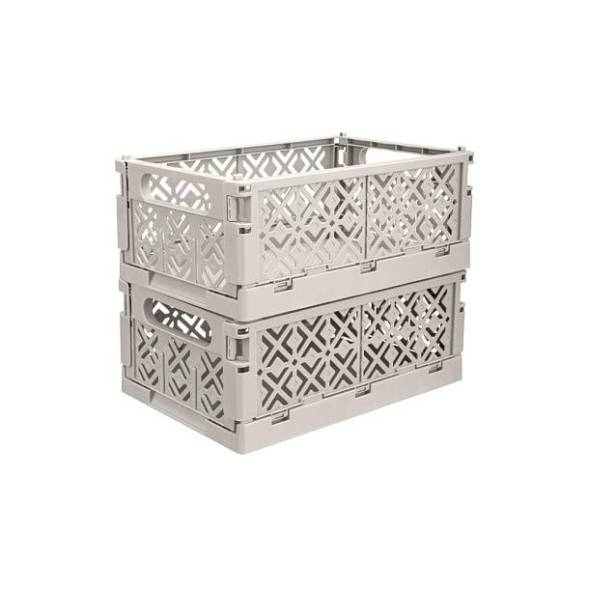 Ящик пластиковый складной ECONOVA Stocky S, 165х124х73 мм, 1.2 л, светло-бежевый [434297534]