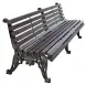 Скамейка чугунная «Белые ночи» без подлокотников 3,0 м (3 опоры)