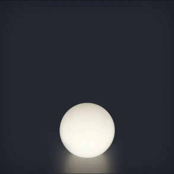 Светящийся шар Minge 200 мм Подсветка: RGB/W, ландшафтное крепление