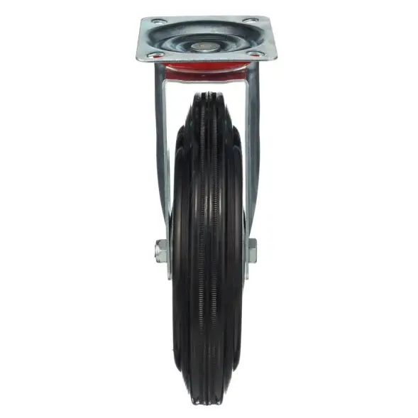 Колесо поворотное Стелла-техник 4001-250 диаметр 250мм, грузоподъемность 210кг, резина, металл