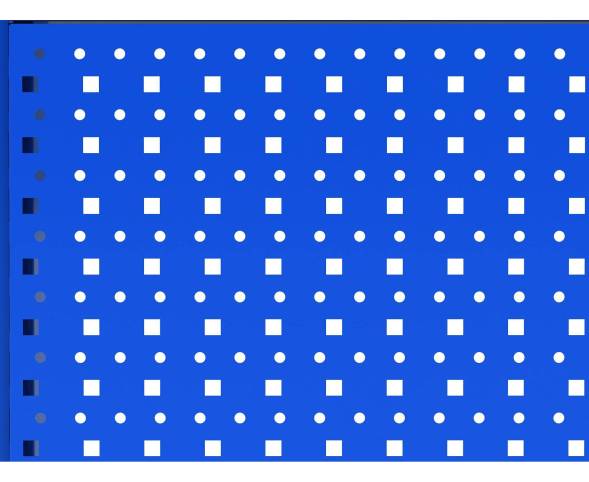 Система хранения односторонняя ДВК SORTEX 1495 №1-3, синий [КГ030384]