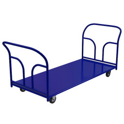 Тележка платформенная с двумя ручками ТПД 10 1800x800x700 [16458]