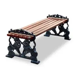 Банкетка чугунная «Львы» 3,0 м (3 опоры)