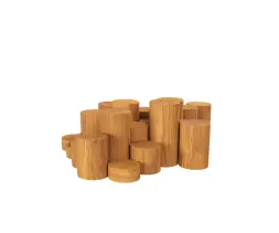 Пирамида из бревен HARDWOOD «Камызяк»