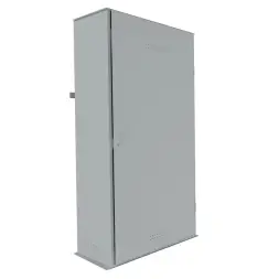 Усиленный шкаф для 2х кислородных баллонов 1,2мм 2000x1000x560 мм Светло-серый