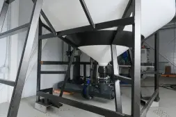 Емкость ЦКТ 3000 л с патрубком 110мм под плотность до 1,5 г/см3 белая в обрешетке