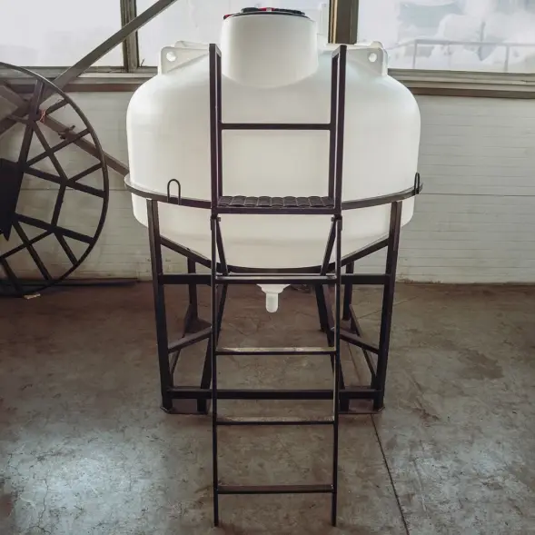 Емкость ЦКТ 3000 л с патрубком 110мм под плотность до 1,5 г/см3 белая в обрешетке