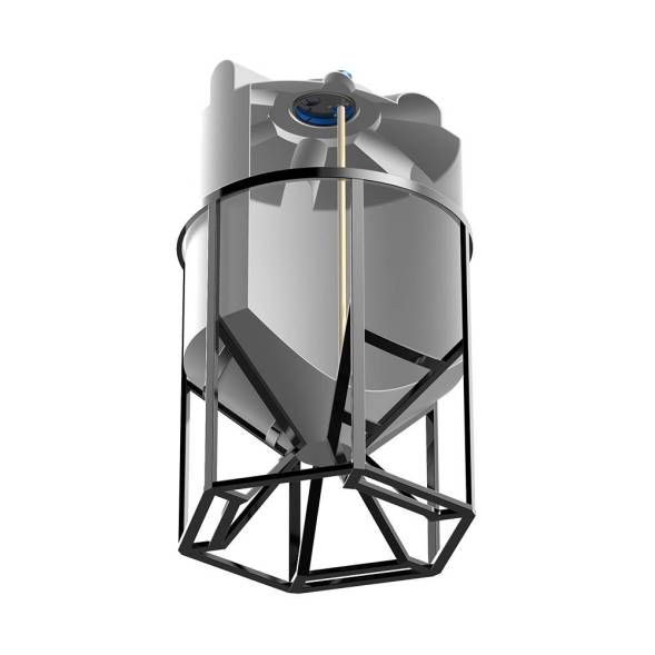 Емкость K 2000 литров с пропеллерной мешалкой