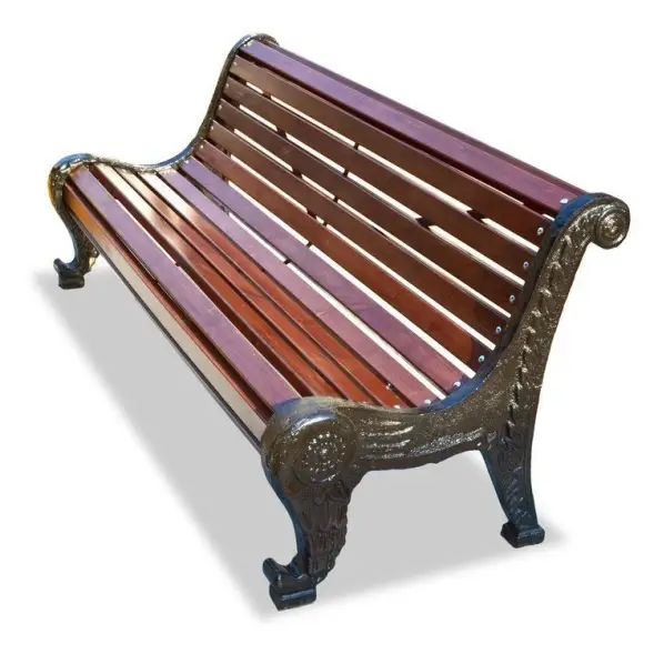 Скамейка чугунная «Родник» 3,0 м (3 опоры)