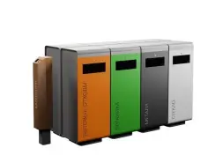 Урна для раздельного сбора мусора «Гратия»