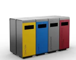 Урна для раздельного сбора мусора «Гратия»