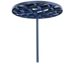 Навес «Вафер» круглый С цветным поликарбонатом, высота: 3,0 м