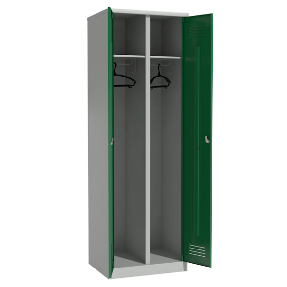 Офисный цветной шкаф для верхней одежды [11059]