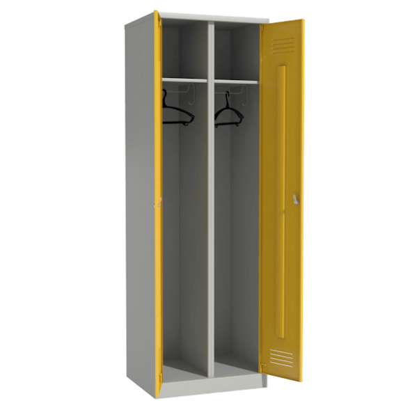 Офисный цветной шкаф для верхней одежды [11059]