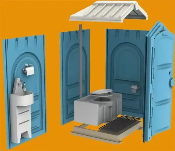 Мобильная туалетная кабина Lux