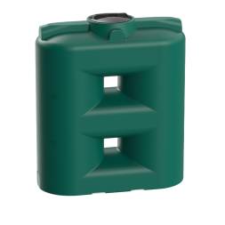 Емкость пластиковая накопительная вертикальная для воды и дизельного топлива, 1500 л, зеленый [TSL1500S2]