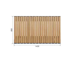 Модульная скамейка «Тулуза»