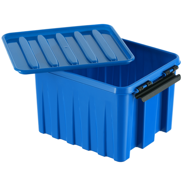 Контейнер с крышкой и клипсами Rox Box Original, 3,5 л, 210x170x135 мм, синий