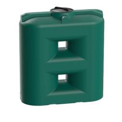 Емкость пластиковая накопительная вертикальная для воды и дизельного топлива, 2000 л, зеленый [TSL2000S2]