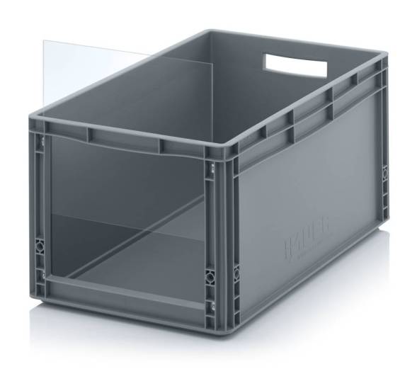 Евроконтейнер пластиковый без передней стенки в евроформате SLK ES SLK ES 64/32 60x40x32 см