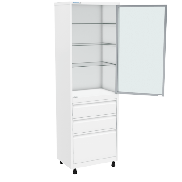 Шкаф медицинский ШМС-1-А-Р-2/1 [10861]