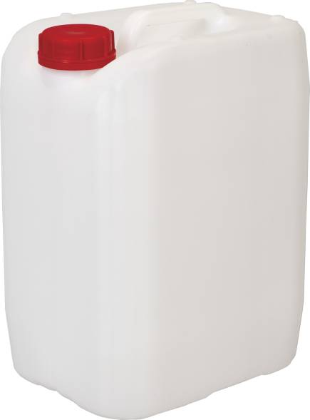 Канистра пластиковая с ребрами жесткости, 11 л, белый [5166]