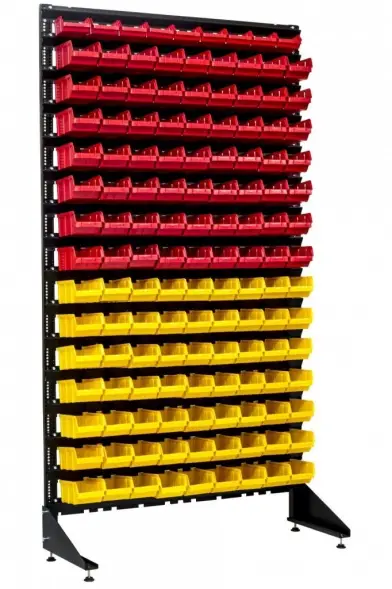 Стеллаж с пластиковыми ящиками 1801-1/14/0 K-G