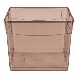 Ящик пластиковый универсальный ECONOVA Колор-Стайл, 34 л, 400x335x315 мм, коричневый [431278214]