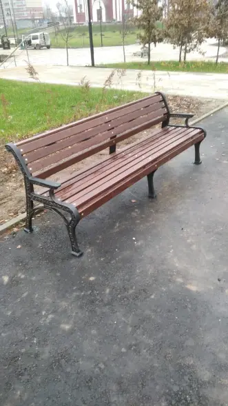 Скамейка чугунная «Ретро стиль» 3,0 м (3 опоры)