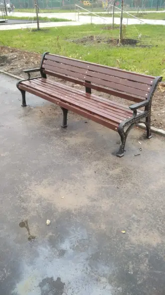 Скамейка чугунная «Ретро стиль» 3,0 м (3 опоры)